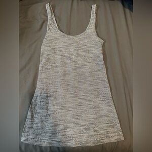 lululemon athletica Gray Striped Tank Top